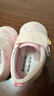 布拉米勒春秋季0-6-12个月婴儿鞋子软底防滑棉布3男女步前鞋宝宝学步新1岁 c166粉红（春秋款） 14 内长12cm 实拍图