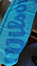 威尔胜（Wilson）官方LOGO纯棉吸湿运动毛巾CHINA TOWEL SMU BLACK/GREY 蓝色-WR8432902001 实拍图