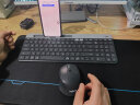 罗技（Logitech）K580 无线蓝牙超薄静音键盘 办公键盘电脑手机Mac平板 ipad键盘 K580【星空灰】+ M720鼠标 实拍图