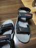 卡帝乐鳄鱼（CARTELO）凉鞋男新品夏季时尚透气沙滩鞋男防水潮流男士旅游鞋子男生 8816黑色 42 实拍图