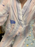 爱六甲月子服夏季薄款纯棉产后春秋100全棉吸汗产后夏天孕妇睡衣家居服 夏款25°-35°纯棉 A1289 M（115斤以内）100%纯棉 实拍图