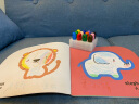 美乐童年（JoanMiro）蜡笔儿童不脏手无毒婴幼儿12色画笔宝宝油画棒可水洗花生蜡笔钥匙 实拍图