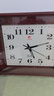 旭杉斯天王星静音机芯卧室挂钟电子时钟石英钟表芯十字绣配件款SN9925 天王星+铜套黑荧光针 12英寸 实拍图