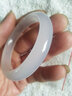洁玉堂 天然白玛瑙白玉髓手镯 玉石手环送女友礼物支持鉴定 56-58 实拍图