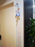 高小鹿 儿童身高尺墙贴3d立体测量仪宝宝量身高贴纸可移除卡通长颈鹿 仙女兔【宽尺摸高版】65-183CM 实拍图