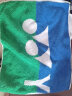 尤尼克斯YONEX羽毛球运动毛巾柔软吸汗浴巾棉AC1213CR蓝绿色（40*100cm） 晒单实拍图