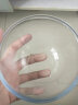 宏达微波炉专用耐热玻璃大碗和面盆透明烤箱烘焙水果沙拉碗汤碗泡面碗 10.6英寸(4450ML)【加厚】 实拍图