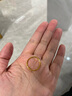 周大福婚嫁素圈黄金戒指女(工费120)20号约2.15g EOF1生日礼物 实拍图