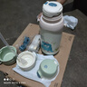 babycare儿童保温杯吸管杯316不锈钢1岁以上大容量保温水杯带提绳儿童水杯 浅嗬绿600ml 实拍图