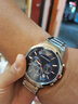 EMPORIO ARMANI阿玛尼手表男士三眼欧美男表商务日历石英腕表圣诞节礼物跨年送礼 AR2448 实拍图
