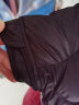 鸭鸭（YAYA）儿童羽绒马甲女童背心男童秋冬季童装轻薄上衣品牌纯色外套WJ 黑色 170cm 晒单实拍图