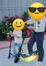 Ninebot九号电动滑板车E2栀子白  九号电动车高弹大轮胎成人学生便携智能可折叠电动车 滑板车E2plus升级版【升级双筒减震】 实拍图