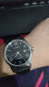 西铁城（CITIZEN）手表光动能表 新款情侣不锈钢表盘日期显示腕表 生日礼物 AW1231-07E 皮带男表 实拍图