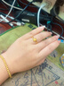 周大福大版守护真心黄金戒指(工费180)约3.90g EOF1600 实拍图