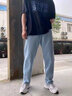 蓦沐牛仔裤子男春夏直筒潮牌休闲长裤宽松百搭裤子韩版青少年春夏男装 浅蓝色2207+中蓝色2270-2 L 115斤-125斤 实拍图