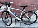 迪卡侬（DECATHLON）公路车WOMAN EASY铝合金车架女士双刹单牙盘钢制直式前叉c 8速铝通勤轻便自行车 M码—适合身高170~177cm 实拍图