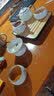 琦轩源黄汝窑手抓壶功夫茶壶套装日式家用会客茶壶茶杯整套陶瓷茶具泡茶 黄汝窑西施壶韵心茶漏5件套 实拍图