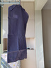 小黑裙透气皮草衣服防尘罩貂皮大衣专用防尘袋大衣罩挂式家用加长款牛津布西服西装套子衣服罩子收纳袋挂衣袋 麻紫色（平面款） 中款 110*58cm 实拍图
