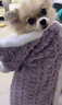 阿莫尔猫咪衣服秋冬保暖披风毛毯斗篷小型犬德文布偶猫睡袍狗狗被子披肩 紫色【披风毛毯两用】 L 建议25斤内  具体看尺码 实拍图