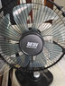 英将电风扇台式家用摇头静音台扇大风夏天学生宿舍小型电扇转页落地扇 台扇12寸八扇叶带定时 实拍图