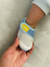 卡特兔童鞋婴儿学步鞋秋季儿童凉鞋软底网面宝宝鞋男女童幼儿园室内鞋 白蓝 19 内长12.0cm 脚长11.0-11.5 实拍图
