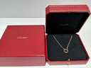 卡地亚（Cartier）项链女 LOVE系列圆饼项链女士 送女友老婆生日礼物七夕情人节礼物 圆饼 18K玫瑰金色 B7224509 实拍图