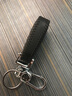 适用于标致钥匙包真皮钥匙套308/4008/301/408/5008/2008标志汽车钥匙扣保护壳 标志A款全黑色 实拍图