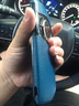 翎听 8848M6手机壳钛金手机M6颠峰版真皮背壳5G版尊享版\/灵感版保护壳全包保护套防摔后壳皮套 M6-蜥蜴纹-蓝色【颠峰版】配钢化膜 实拍图