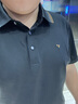 柒牌【含桑蚕丝】短袖男士polo衫抗菌休闲商务翻领上衣 实拍图
