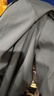 真维斯（JEANSWEST）春秋季外套男士2025新款春季薄款纯色立领宽松风衣休闲夹克上衣服 JK8302深灰【常规】 L 实拍图