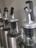 家の物语（KATEI STORY）日本不锈钢玻璃油壶油瓶家用带刻度防漏调味酱油醋厨房调料瓶套装 300ml（4个装） 实拍图