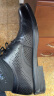 红蜻蜓夏季商务正装系带皮鞋男士镂空皮凉鞋打孔透气 WTA73761L黑色41 实拍图