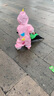 牧萌儿童雨衣男童连体套装防水全身幼儿园女孩小童 樱花独角兽 S 实拍图