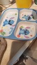 迪士尼（Disney）母婴 宝宝餐盘 儿童分格盘密胺防摔三格盘 史迪奇DW23010-S 实拍图