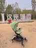 英氏YeeHoO风行遛娃神器高景观婴儿推车0-3岁可坐可躺可折叠轻便溜娃 风行松绿色【专柜款】 实拍图
