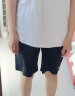 特步（XTEP）儿童童装中性夏季短裤轻薄梭织运动五分裤 正黑色(9262) 170cm 晒单实拍图