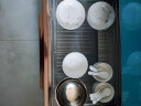 浩雅景德镇陶瓷餐具套装20头简约盘子碗具碟子家用乔迁送礼 白金花语 实拍图