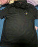 红蜻蜓（RED DRAGONFLY）短袖t恤男休闲时尚简约品牌印花舒适透气polo衫男上衣 藏青A 2XL 实拍图