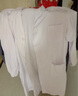 熠帛冬季防静电白大褂实验室男女药厂药店诊所牙科学生化学防酸碱 长袖松紧袖厚款 XL (175) （体重135斤以下） 实拍图