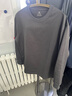 Mr.Bu布先生280G重磅纯棉长袖T恤男2025春秋新款廓形时尚打底衫KT01903 【长袖重磅T】廓形版-银河灰 M /170 实拍图