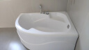摩恩阳光系列家用浴缸三角扇形亚克力双人情侣恒温加热冲浪按摩独立式浴池 五件套浴缸 1.2M 晒单实拍图