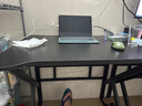 京挚电脑桌电竞桌游戏桌家用办公简约书桌学习桌创意台式电脑桌子 JZ-433电竞桌（黑炭纤维色） 长80cm*宽60cm*高74cm 实拍图
