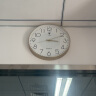 北极星（POLARIS）挂钟客厅钟表挂墙家用时钟现代简约大气挂表时尚35cm石英钟金色 实拍图