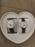 依波路（ERNEST BOREL）瑞士手表情侣原装进口石英月相典雅系列情侣送老公 黑色皮带情侣表一对 实拍图
