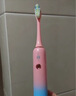 博皓（prooral）T33声波电动牙刷护齿压感提醒成人充电式情侣送礼生日礼物 粉蓝【情人节新年礼物】 实拍图