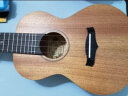 kakaKUC-28D单板面单云杉尤克里里乌克丽丽ukulele小吉他23英寸 实拍图