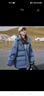 MARKYINXIANG羽绒棉服女冬2025新款时尚短款棉袄韩系宽松oversize加厚棉衣女 XSDA13 茵曼  蓝色 M （适合100-120斤） 实拍图