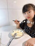sungsa日本进口不锈钢筷子勺子叉子餐具套装便携2件套家用儿童成人学生 叉勺组合（黑色） 实拍图