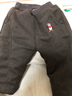 乐芭鼠（LOBMOUSE）乐芭鼠童装宝宝棉裤男女童冬装儿童裤子外穿加厚婴儿幼童加绒长裤 黑灰色（圣诞企鹅棉裤） 90码建议1-2岁 ( 80-90cm ) 实拍图