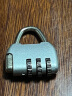 CNZGGQ加强大号四位密码挂锁全金属户外防水防锈大门锁工具行李箱密码锁 小锁银色1 把 实拍图